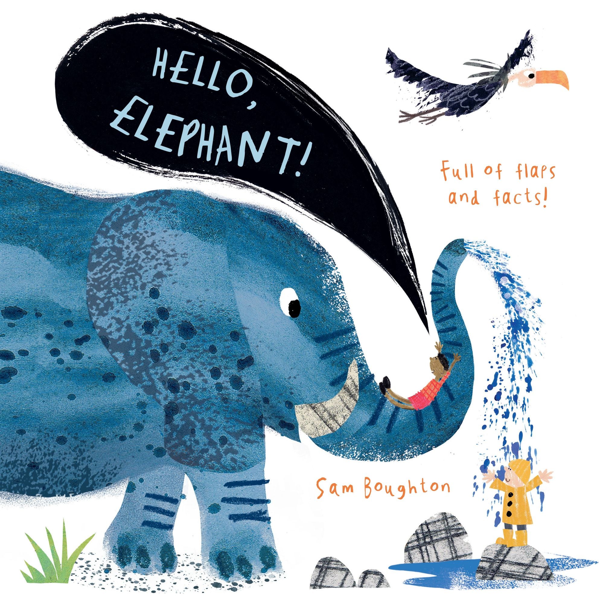Hello, Elephant!: (An Educational Lift-the-Flap Board Book for Toddlers, Preschoolers, and Kids Ages 2-5 to Learn Fun Facts About Jungle Animals)