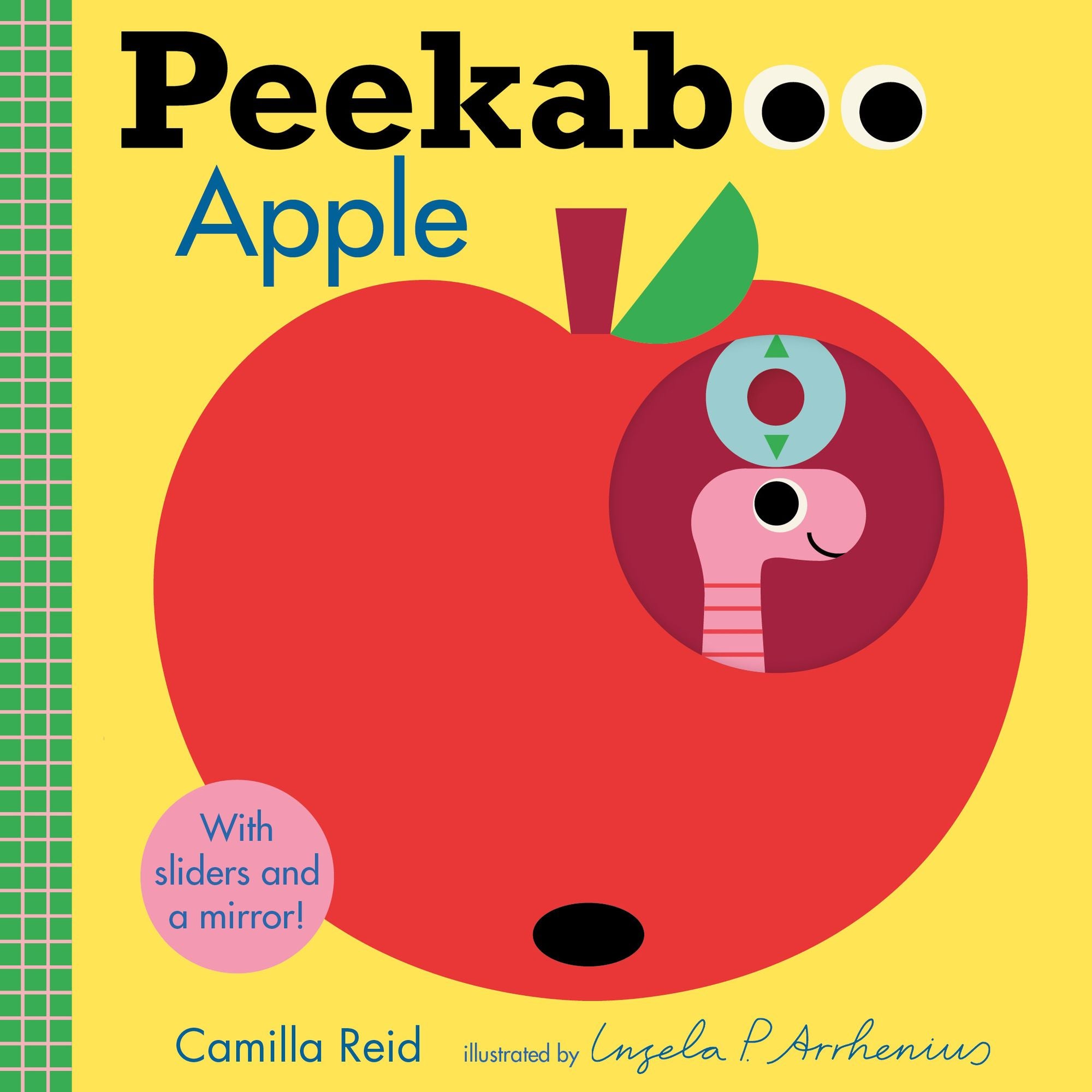 Peekaboo: Apple: (An Interactive Board Book for Babies & Toddlers with Mirror & Sliders to Push, Pull, or Turn. Cute Artwork Includes a Baby, Butterfly, Dog, Duck, & More.)