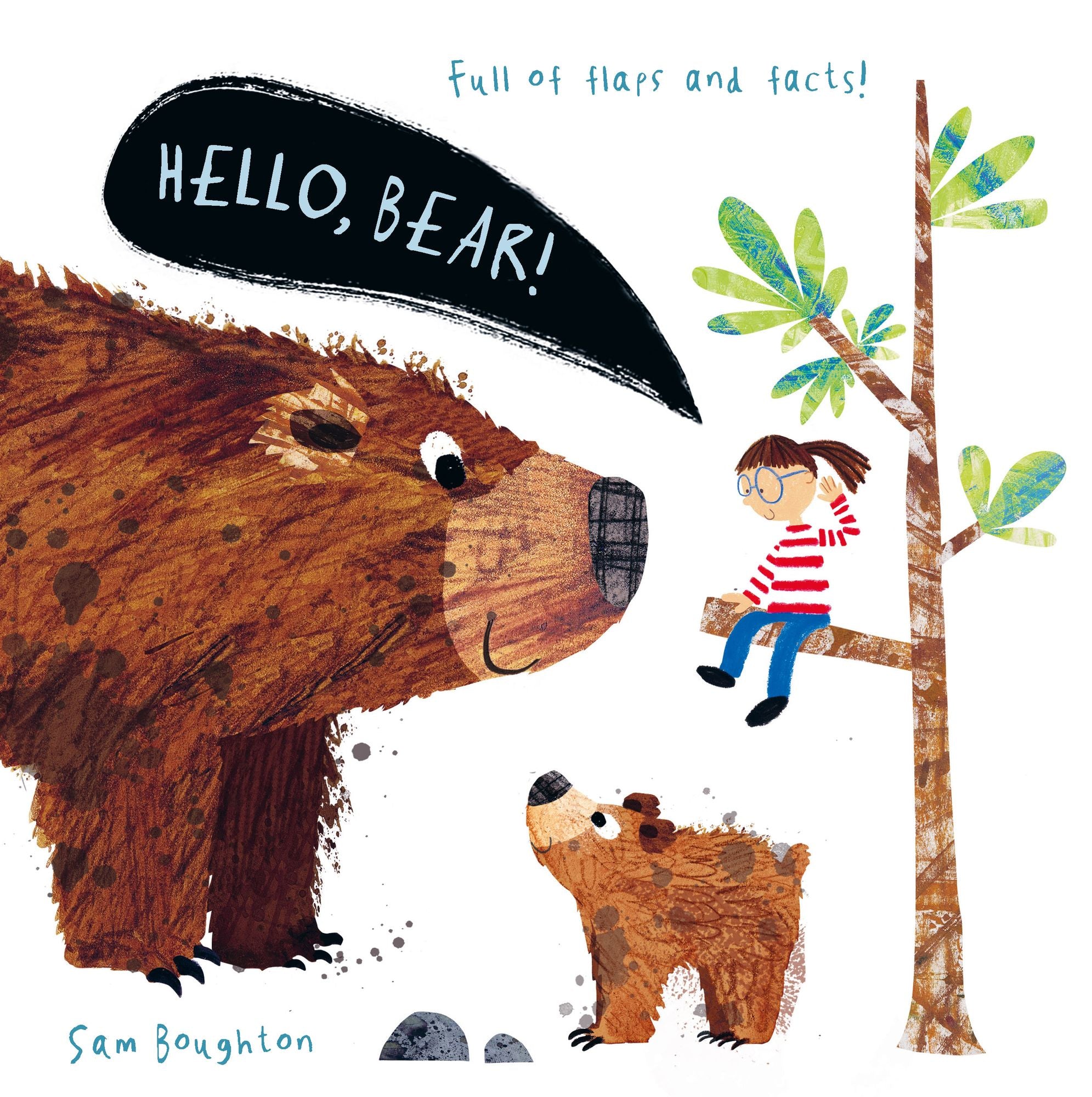 Hello, Bear!: (An Educational Lift-the-Flap Board Book for Toddlers, Preschoolers, and Kids Ages 2-5 to Learn Fun Facts About Forest Animals)