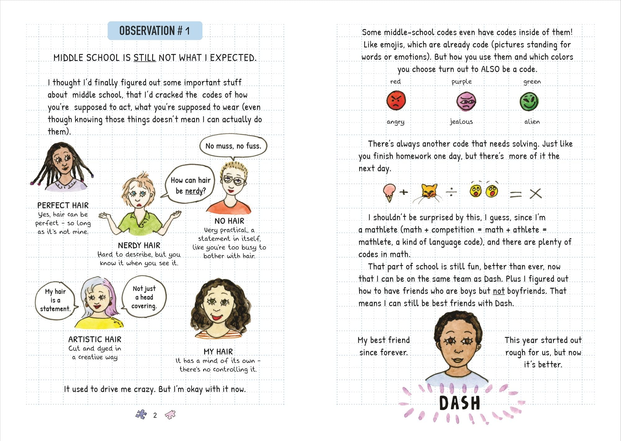 Talia's Codebook for Middle School