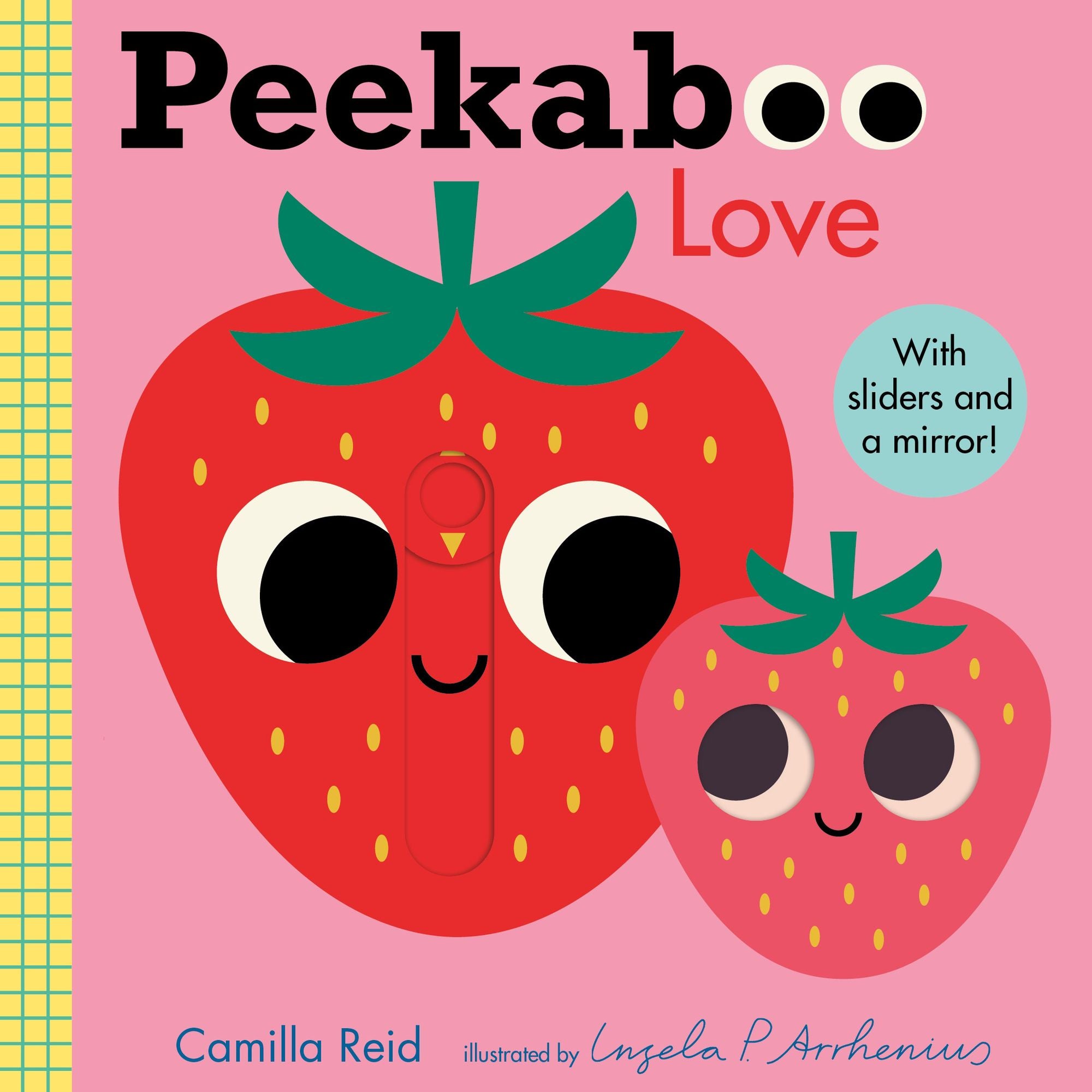Peekaboo: Love: (An Interactive Board Book for Babies & Toddlers with Mirror & Sliders to Push, Pull, or Turn. Cute Artwork Includes a Strawberry, Rainbow, Ladybug, & More.)