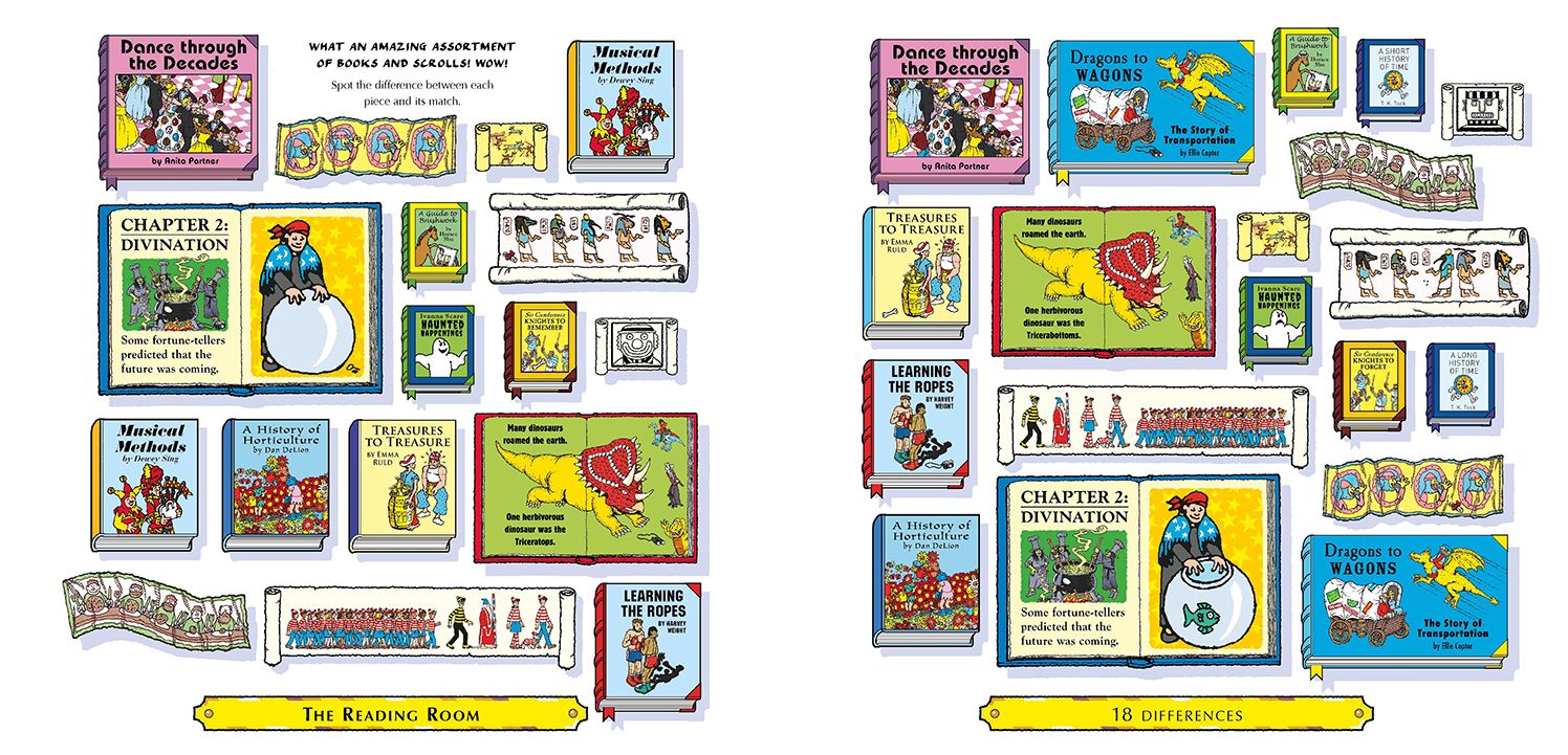 Where's Waldo? Double Trouble at the Museum: The Ultimate Spot-the-Difference Book!: (A Compare-and-Find Activity Book with Over 500 Changes to Identify - a Perfect Gift & Travel Companion for All Ages)