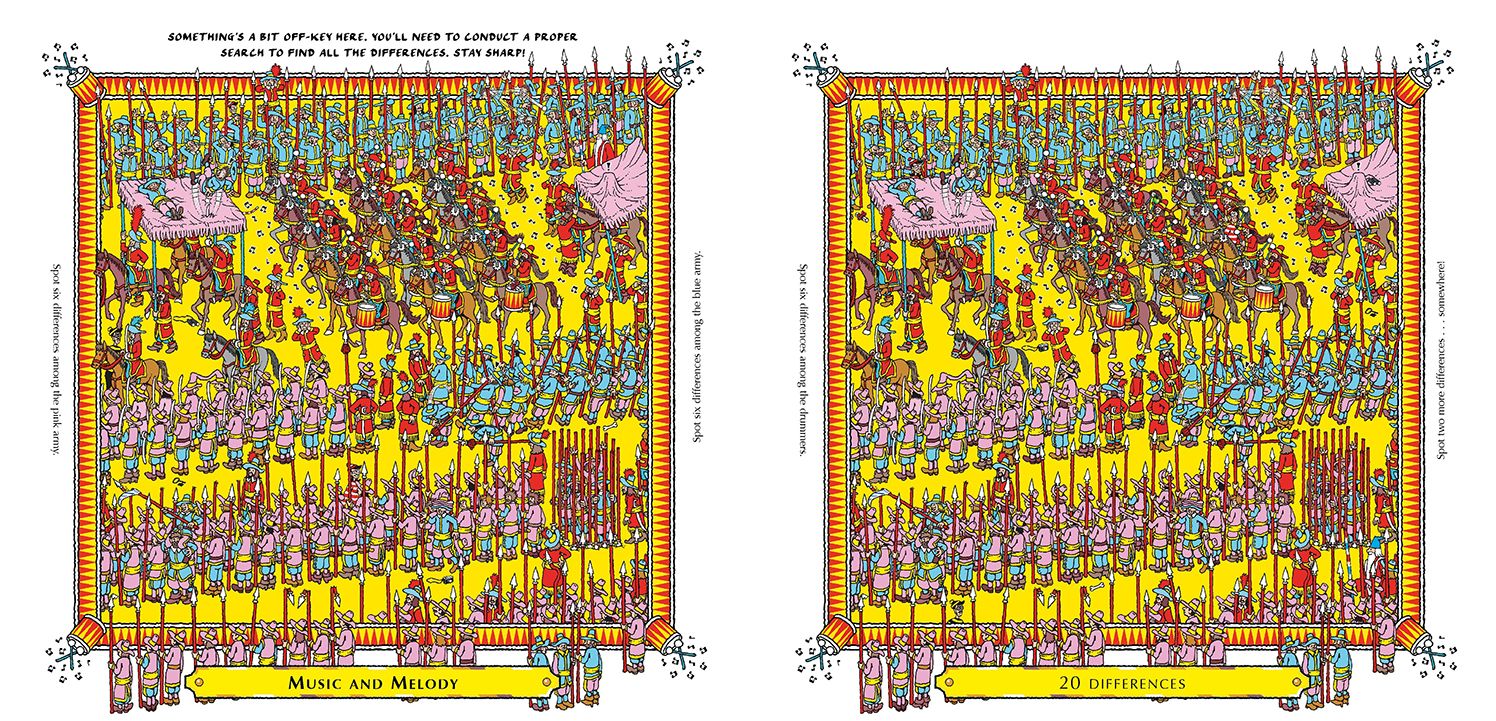 Where's Waldo? Double Trouble at the Museum: The Ultimate Spot-the-Difference Book!: (A Compare-and-Find Activity Book with Over 500 Changes to Identify - a Perfect Gift & Travel Companion for All Ages)
