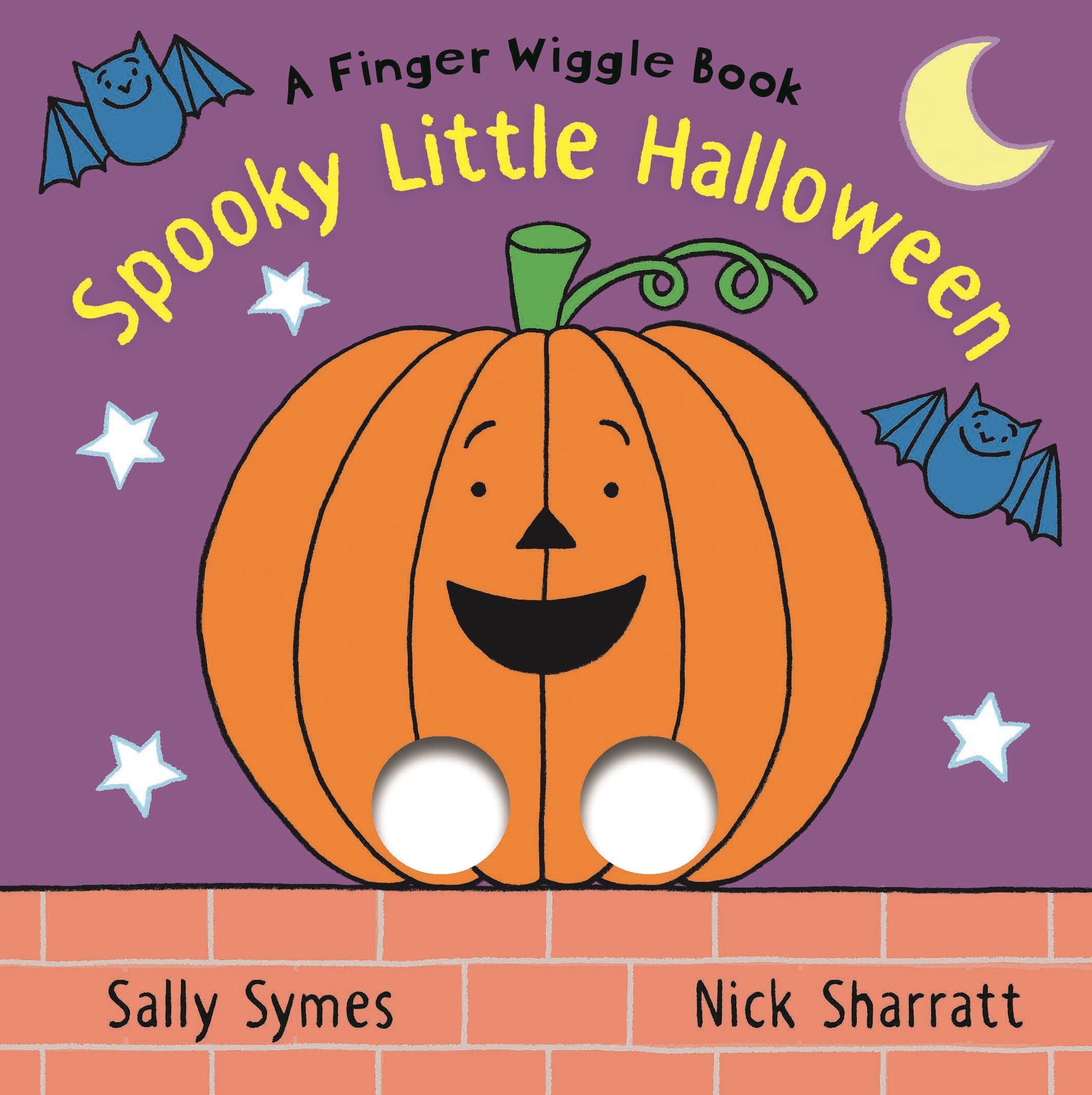 Spooky Little Halloween: A Finger Wiggle Book: (An Interactive Holiday Board Book with Finger Holes - For Babies, Toddlers, and Preschoolers)