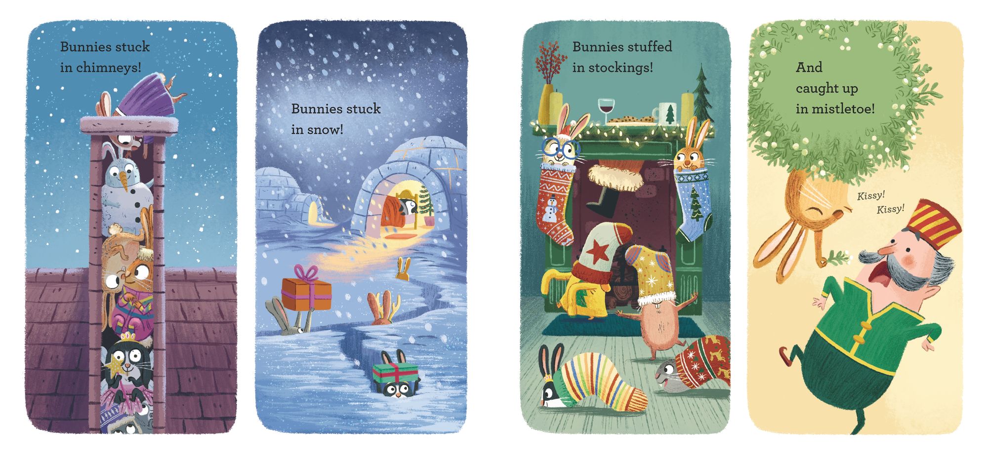 Bunnies in a Sleigh: A Chaotic Christmas Tale!