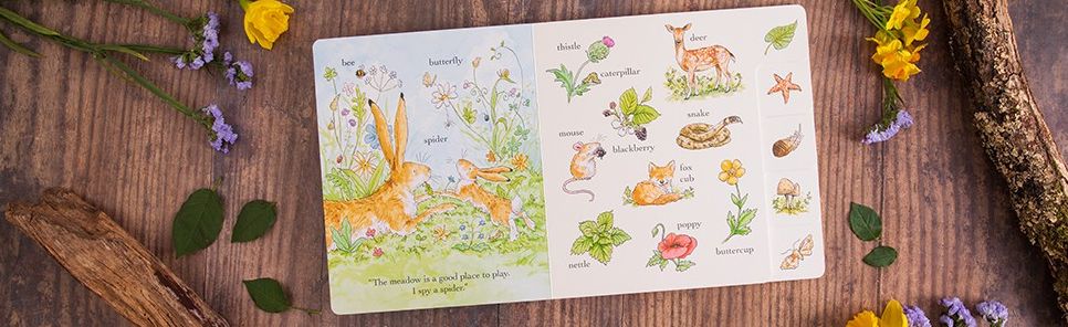 Out and About in 100 Words: A Guess How Much I Love You Book: (An Interactive First Word Book With Nature Scenes, Gentle Learning, & the Beloved Nutbrown Hare for Kids Ages 2-5)