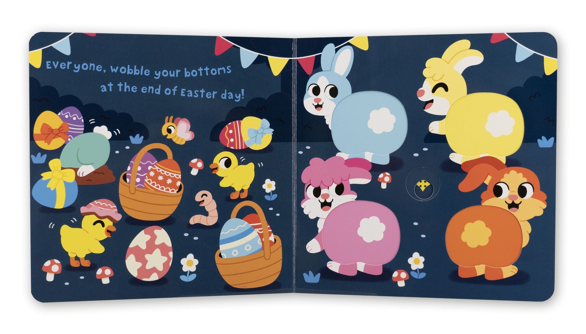 Bunny's Wobbly Bottom: (An Interactive Slider Book - A Perfect Easter Basket Stuffer for Babies & Toddlers)