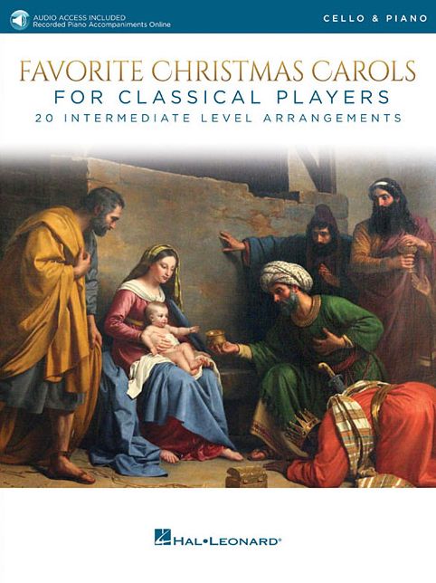 Favorite Christmas Carols for Classical Players - Cello and Piano (Book/Online Audio)