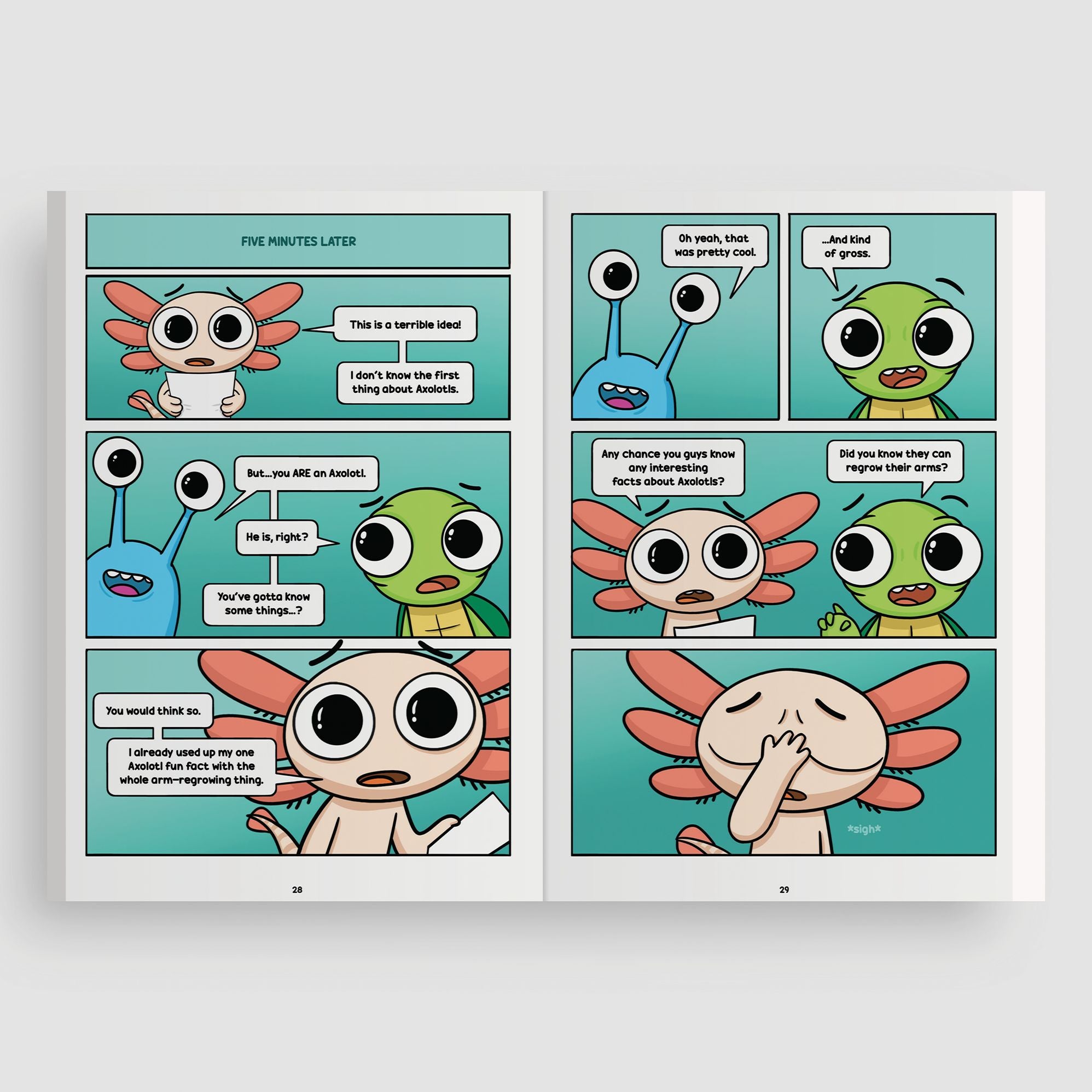 Max, a Little Axolotl #1 (An Original Graphic Novel)