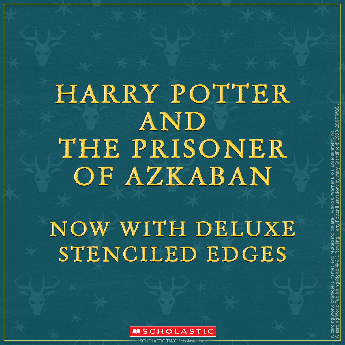 Harry Potter and the Prisoner of Azkaban (Stenciled Edges) (Harry Potter, Book 3)