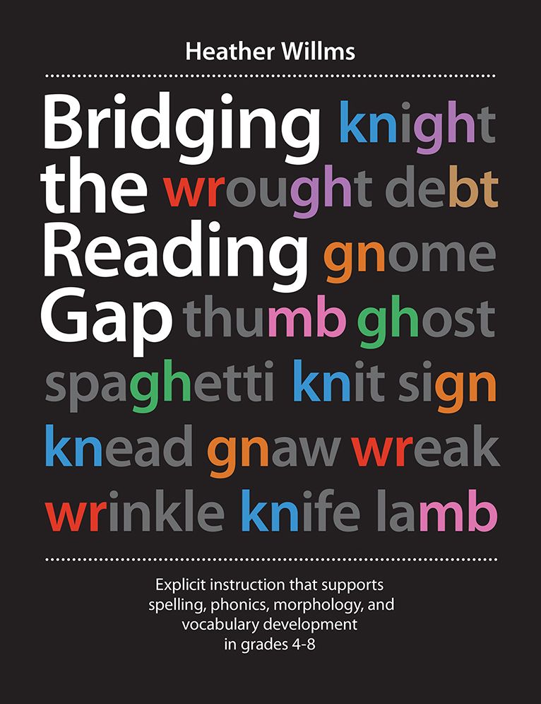 Bridging the Reading Gap: Explicit instruction that supports spelling, phonics, morphology, and vocabulary development in grades 4-8