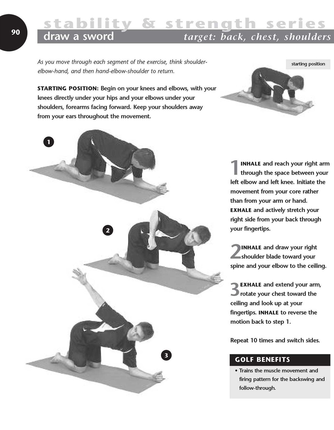The Golfer's Guide to Pilates: Step-by-Step Exercises to Strengthen Your Game