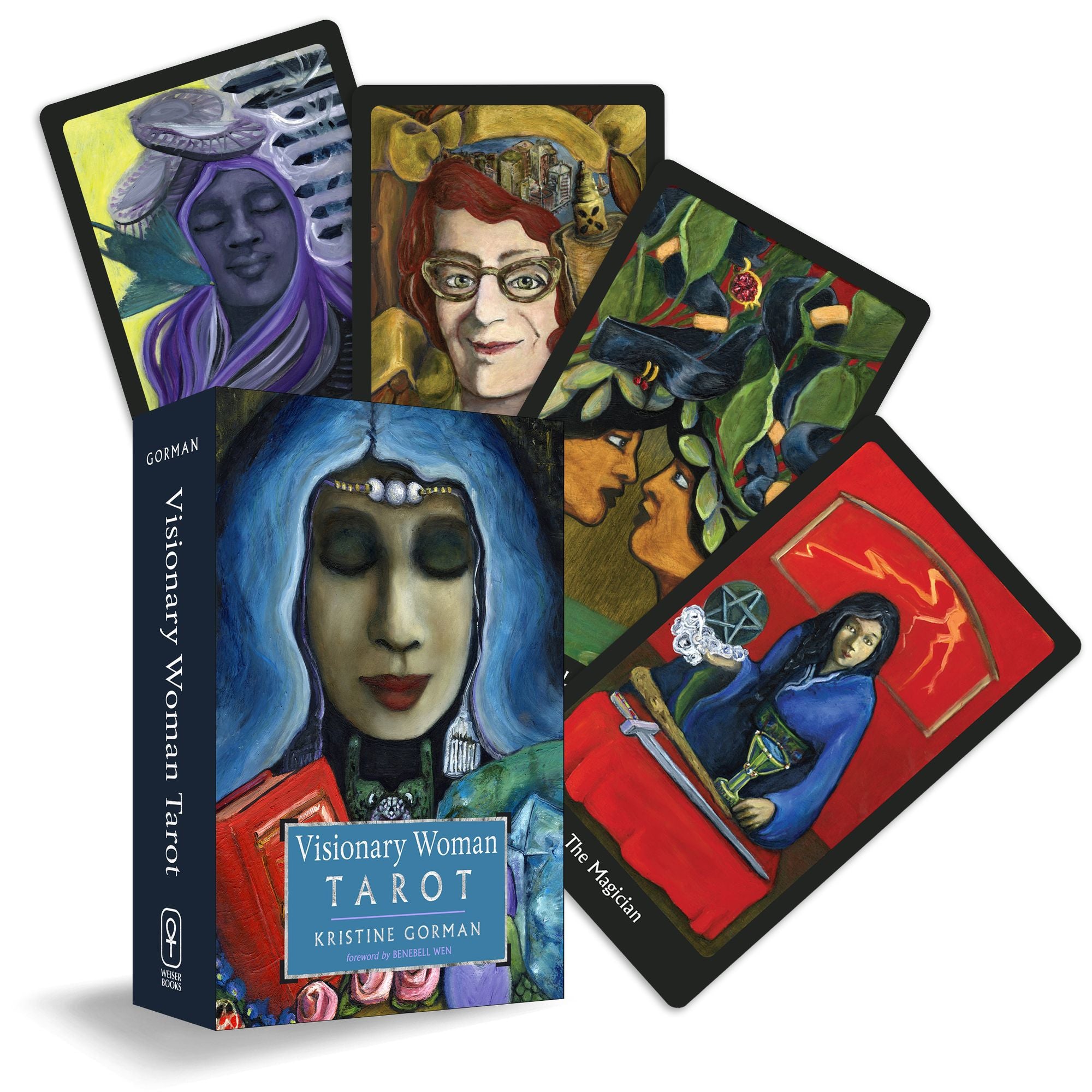 Visionary Woman Tarot: (78 Full-Color Cards and 160-Page Full-Color Guidebook)