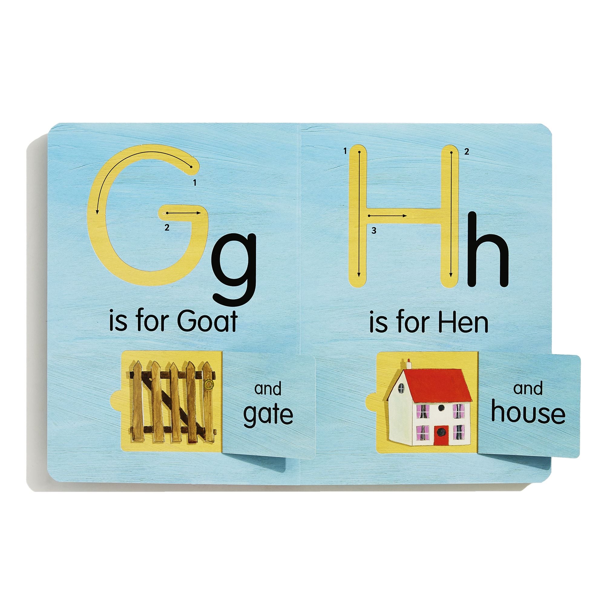 A is for Apple: An Interactive Alphabet With Tracks to Trace and Flaps to Flip!