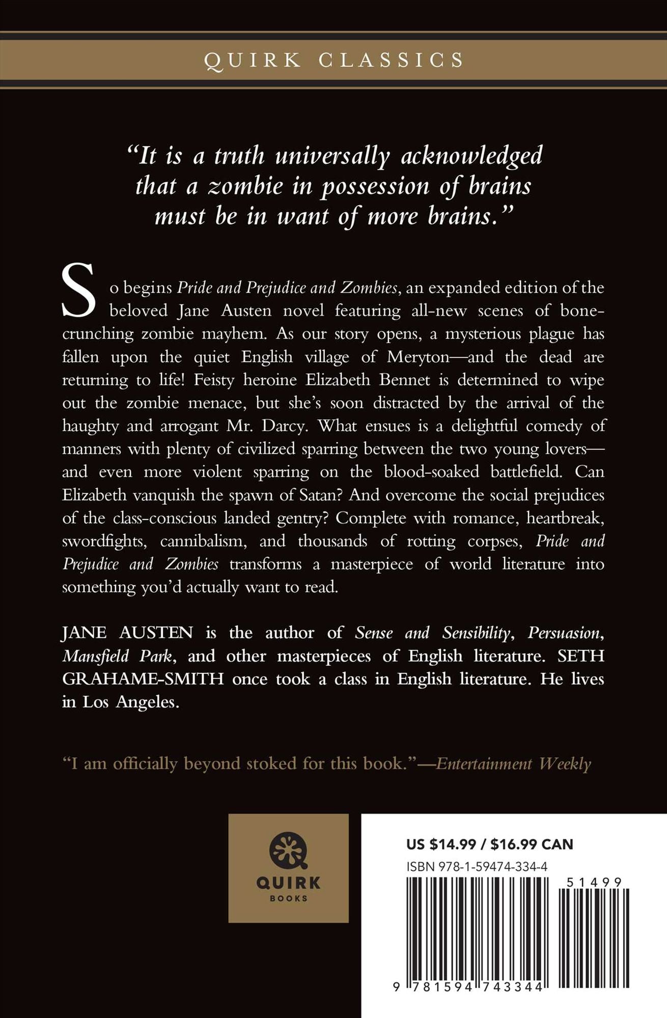 Pride and Prejudice and Zombies