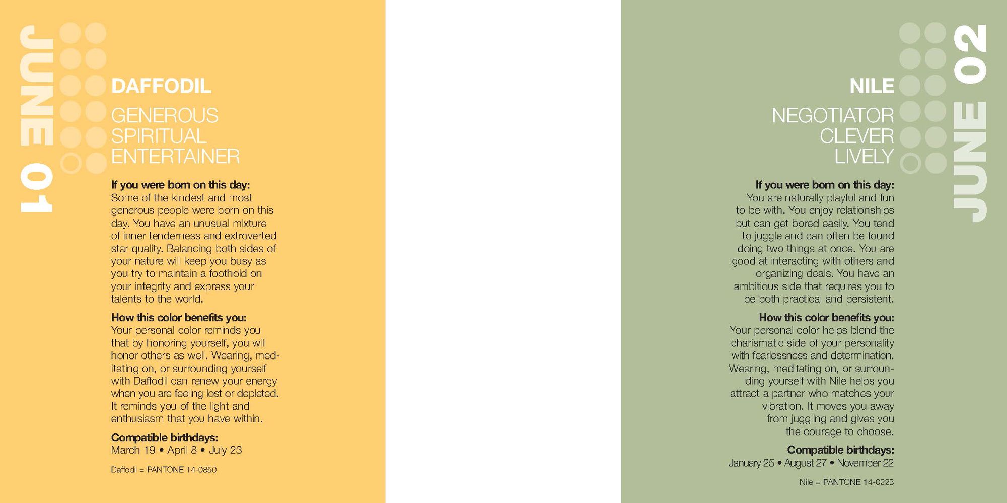 Colorstrology: What Your Birthday Color Says about You
