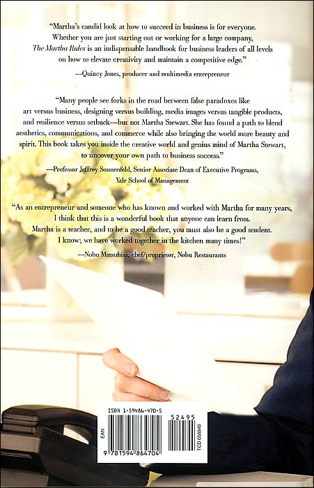 The Martha Rules: 10 Essentials for Achieving Success as You Start, Build, or Manage a Business