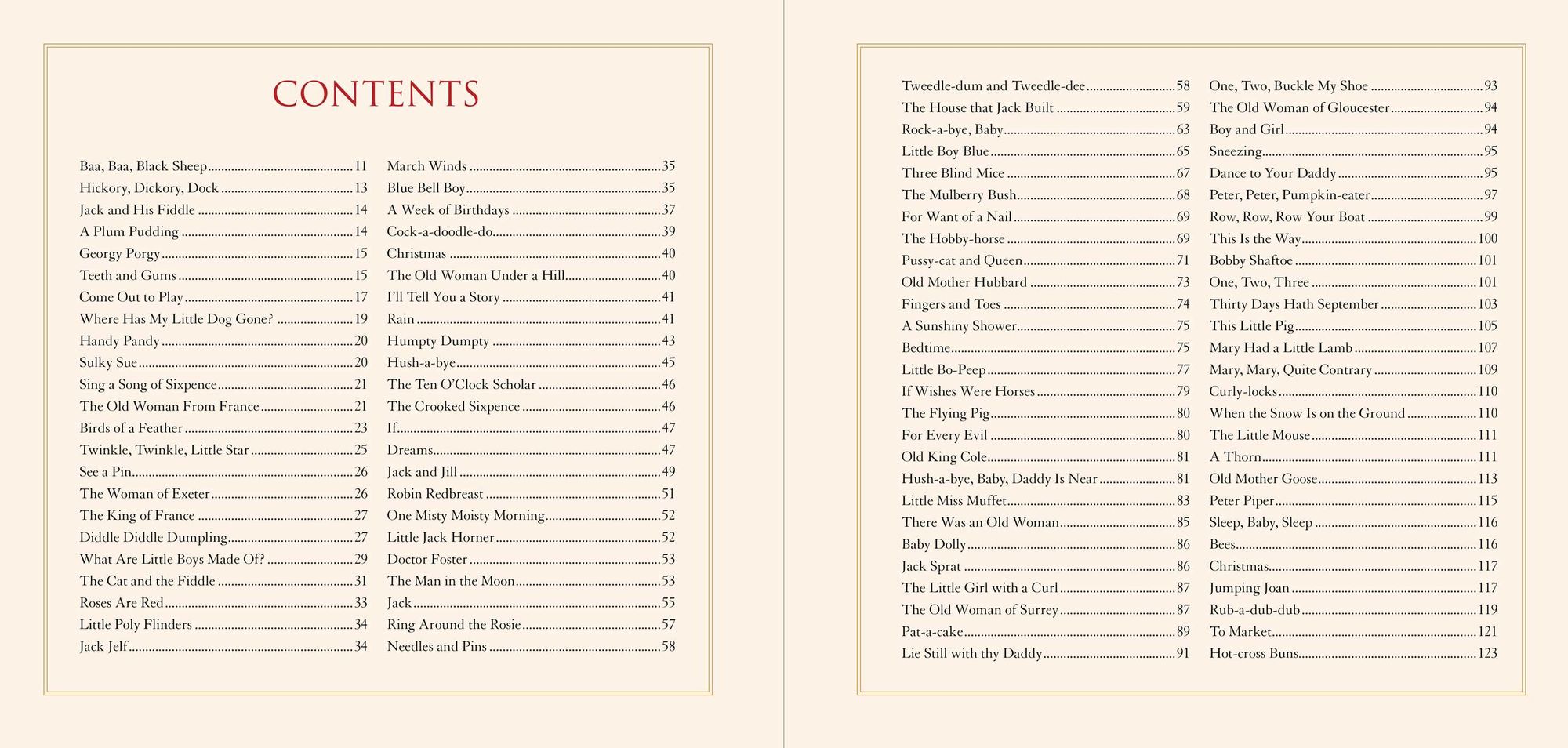 The Complete Collection of Mother Goose Nursery Rhymes: The Classic Edition