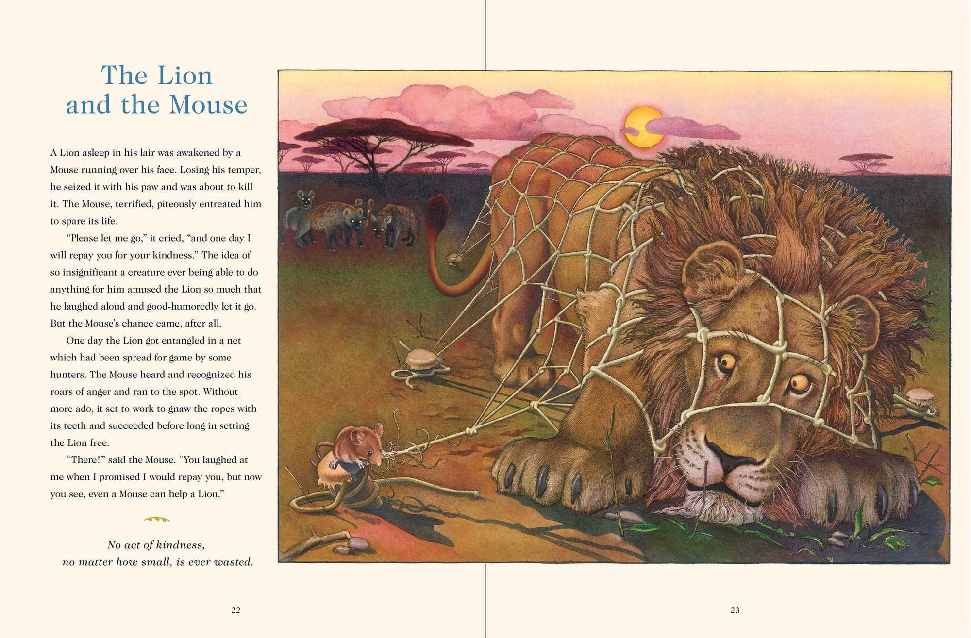 Aesop's Fables Hardcover: The Classic Edition by acclaimed illustrator, Charles Santore
