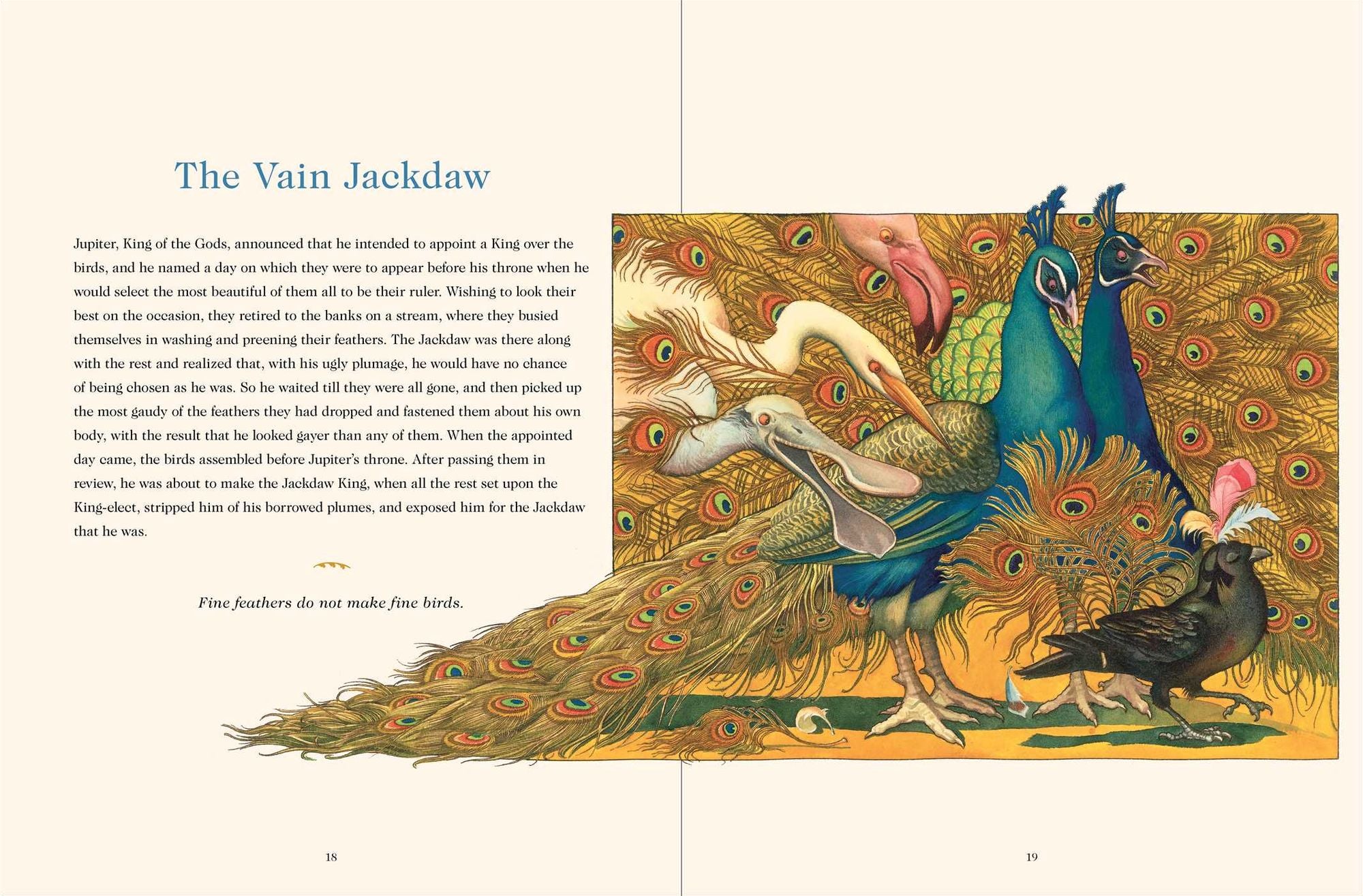 Aesop's Fables Hardcover: The Classic Edition by acclaimed illustrator, Charles Santore