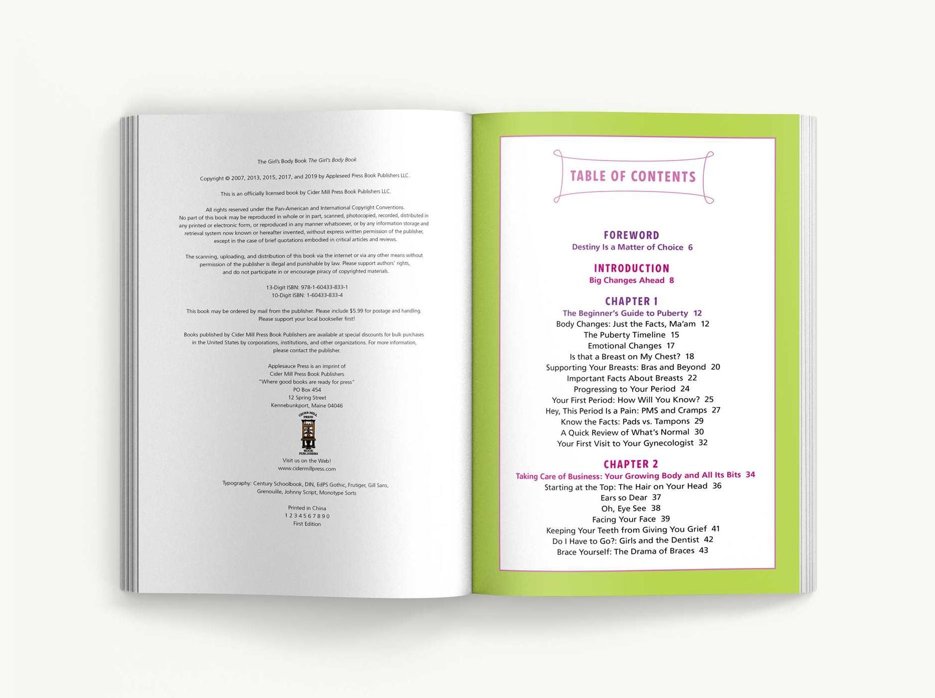 The Girl's Body Book (Fifth Edition): Everything You Need to Know for a Healthy, Happy YOU!