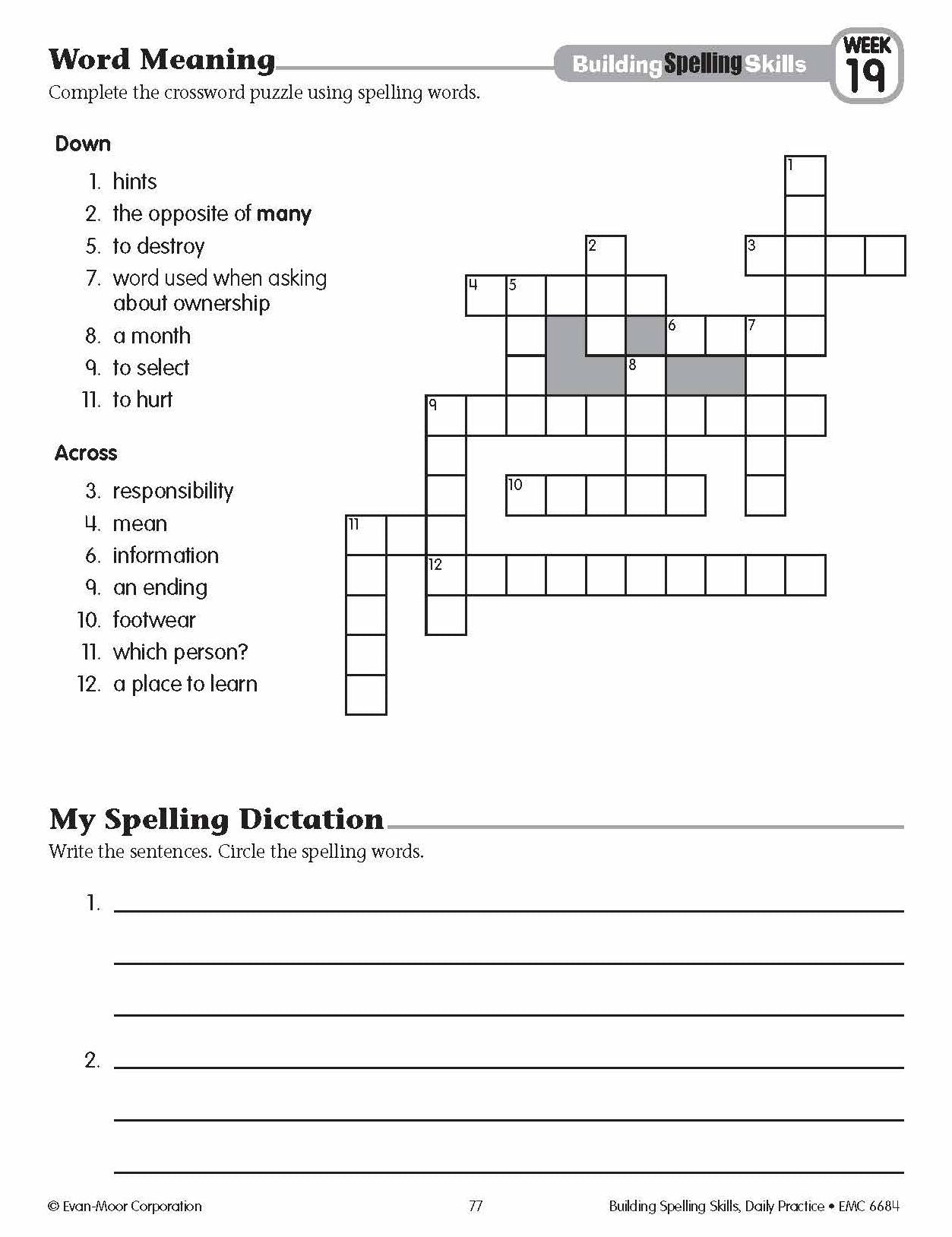 Building Spelling Skills, Grade 4 Sb