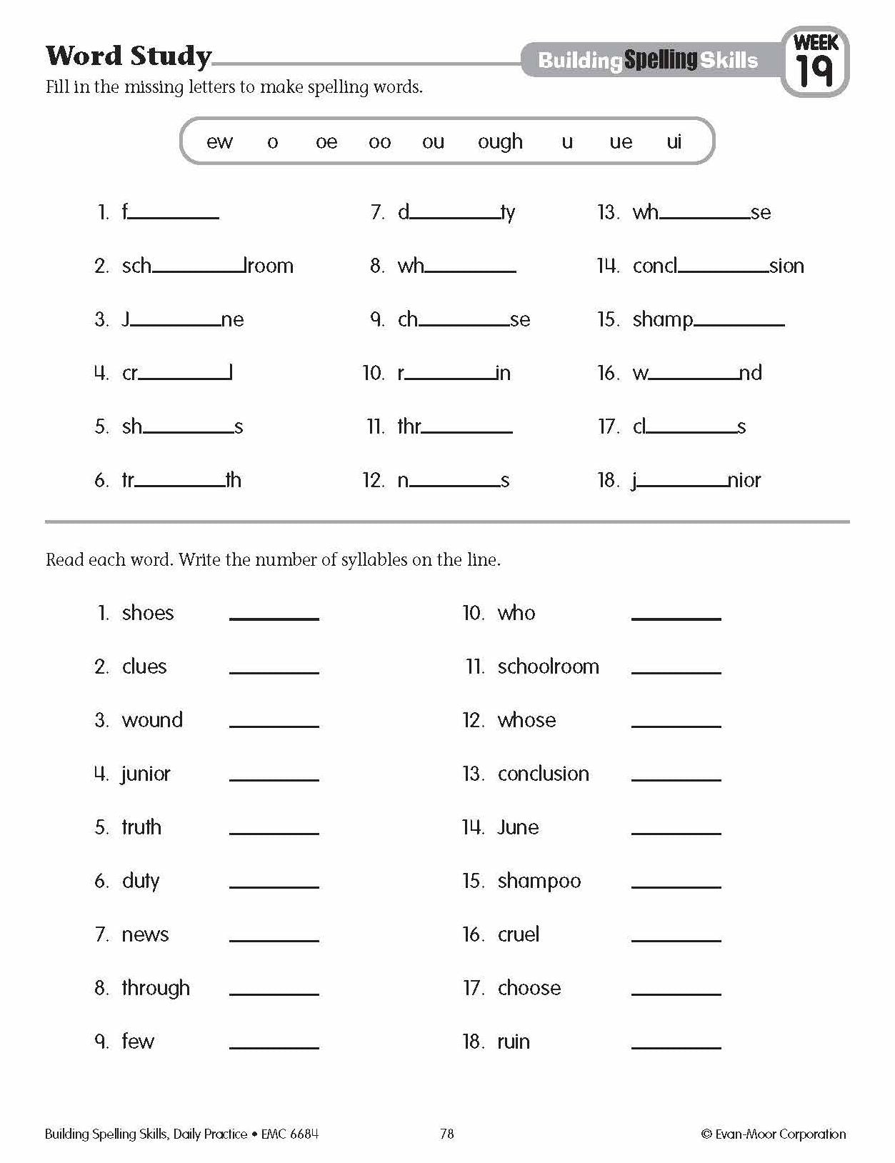 Building Spelling Skills, Grade 4 Sb