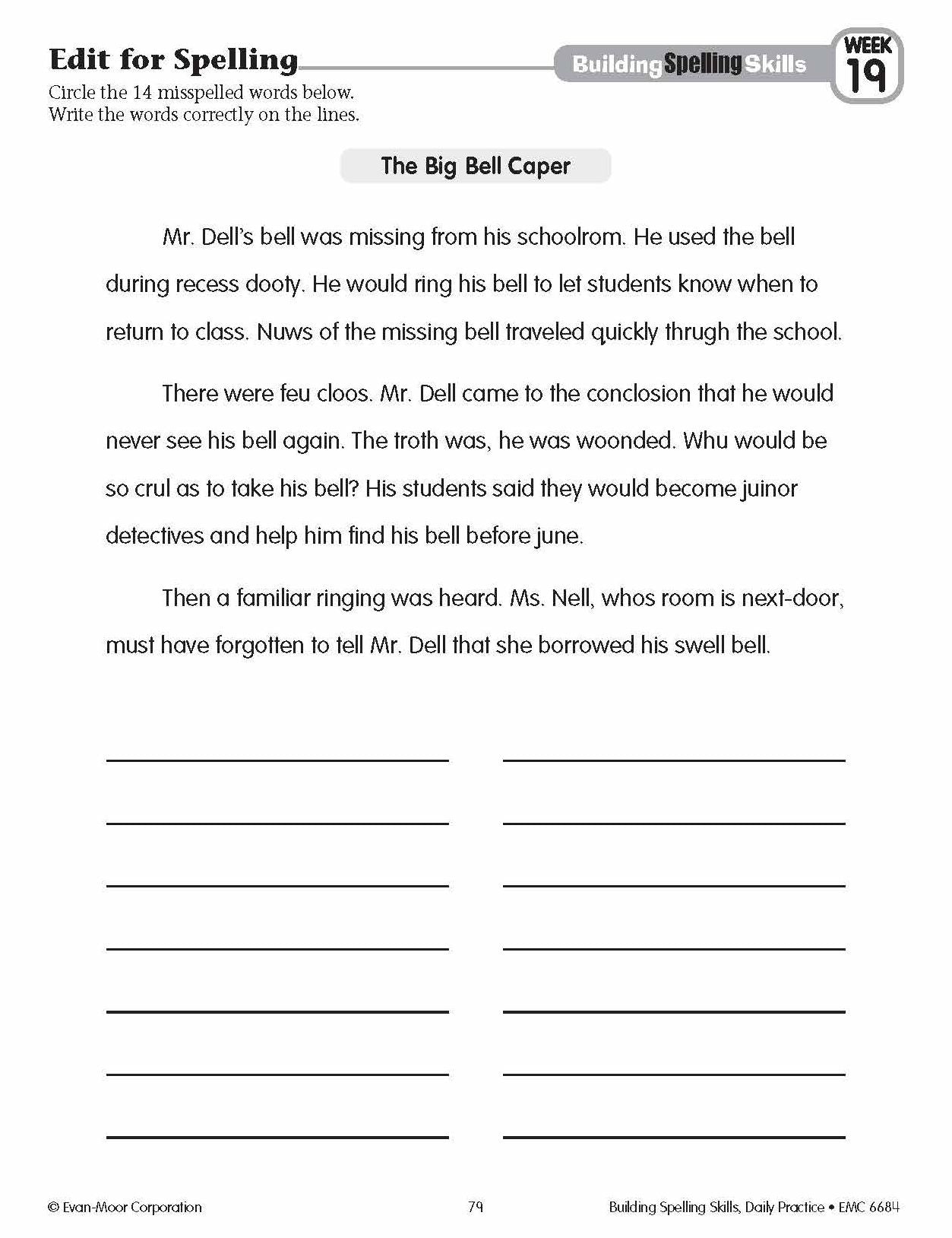 Building Spelling Skills, Grade 4 Sb