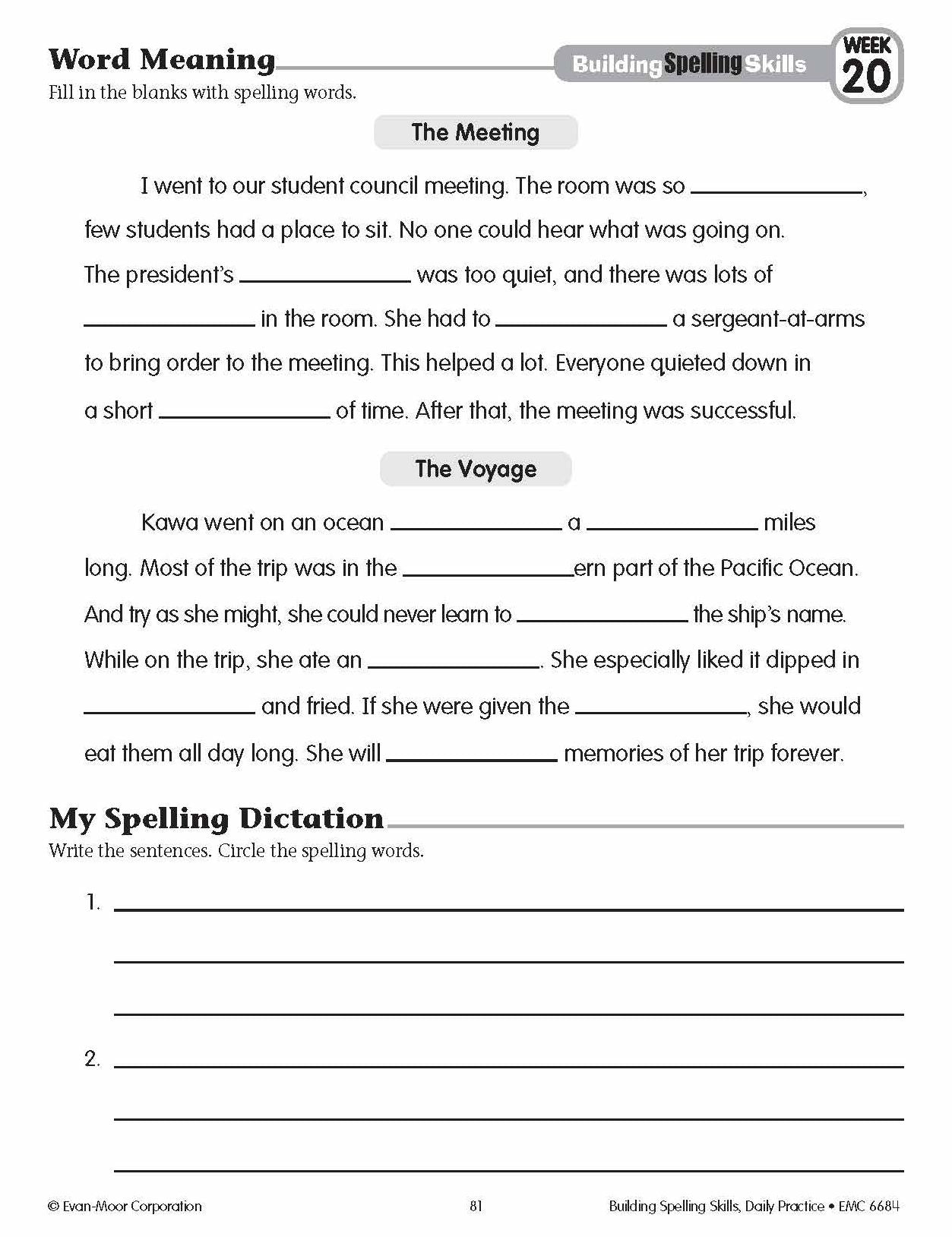Building Spelling Skills, Grade 4 Sb