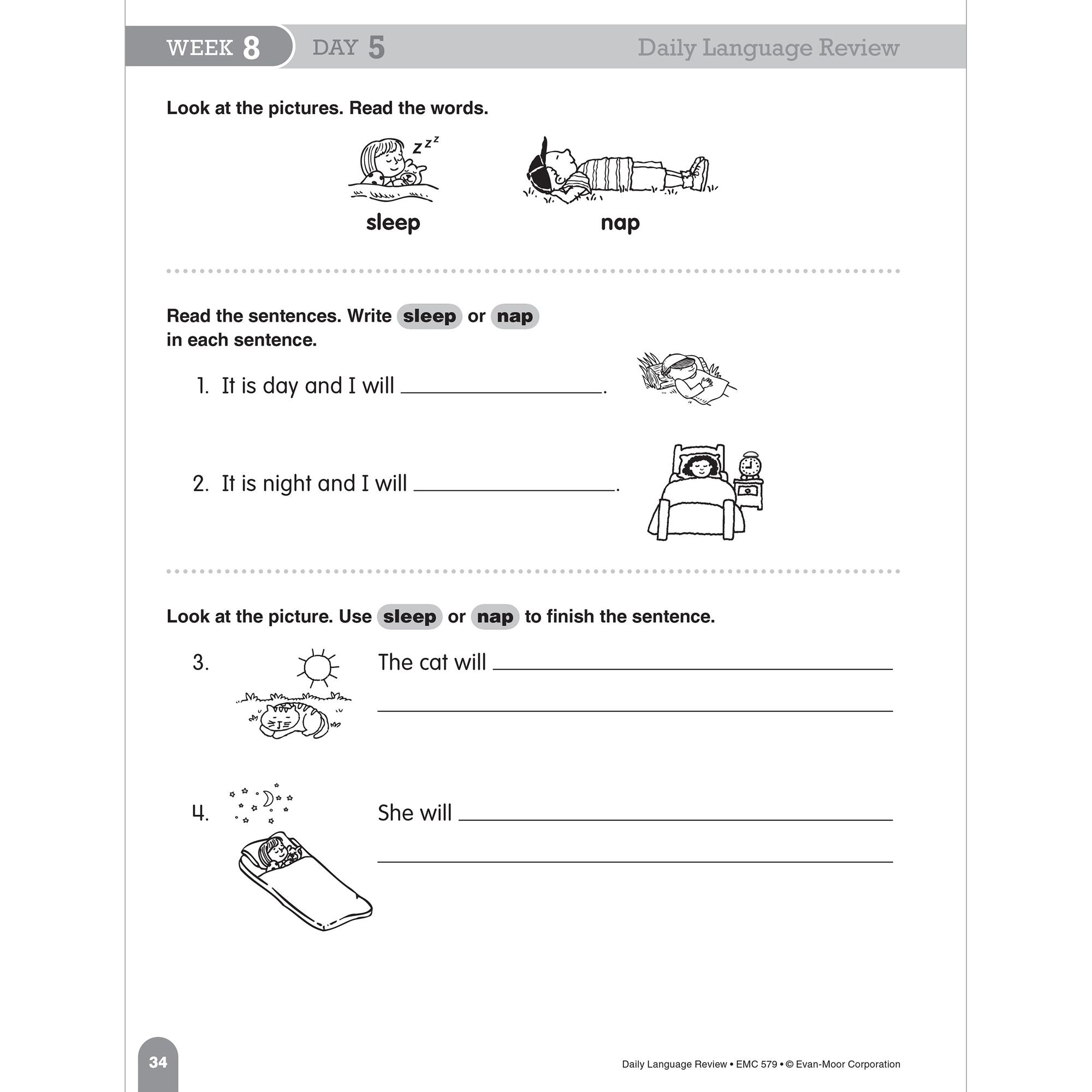 Daily Language Review Grade 1 Sb