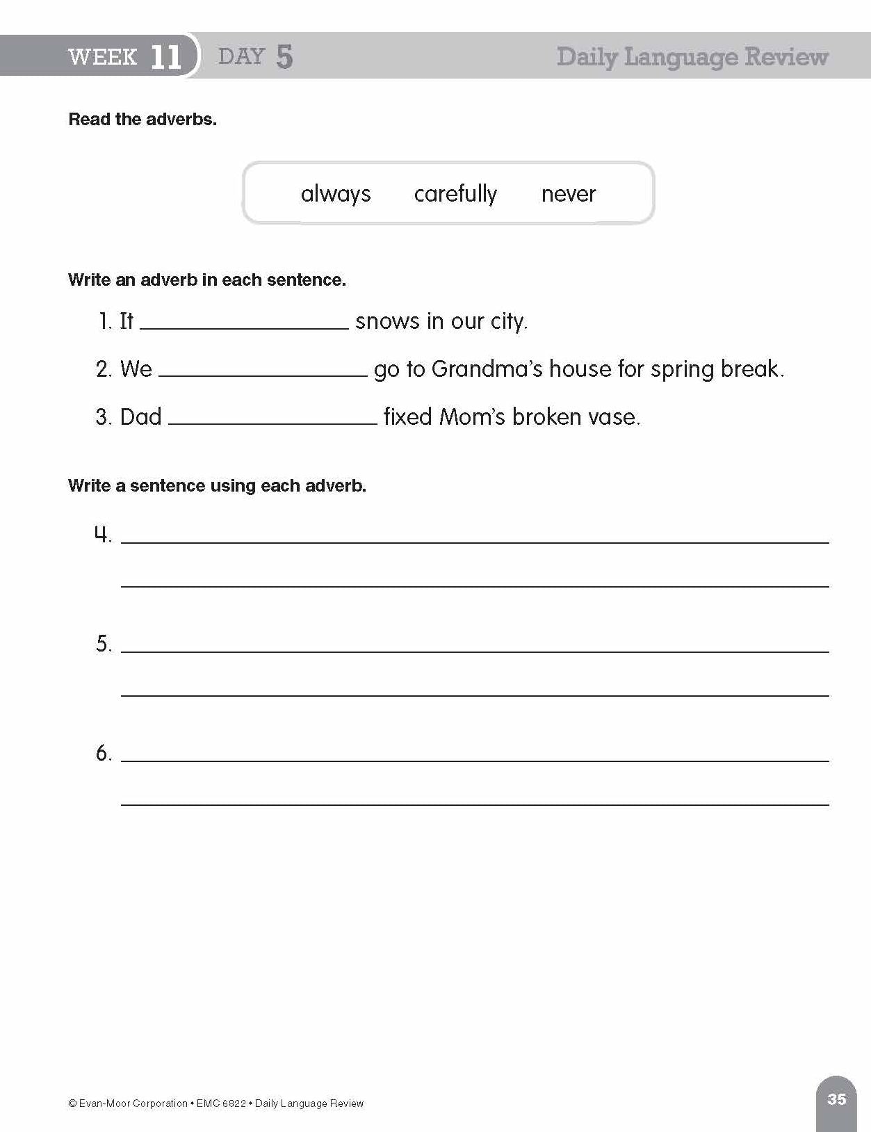 Daily Language Review Grade 2 Sb