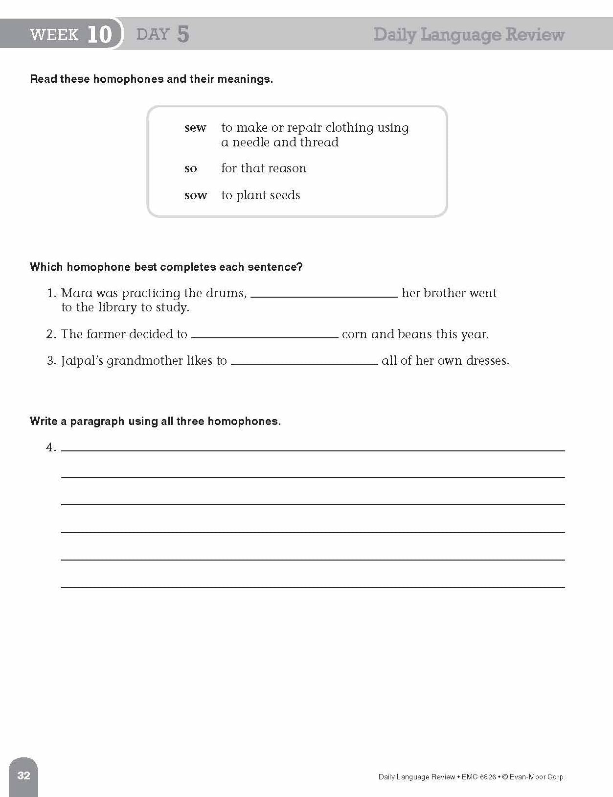 Daily Language Review Grade 6 Sb