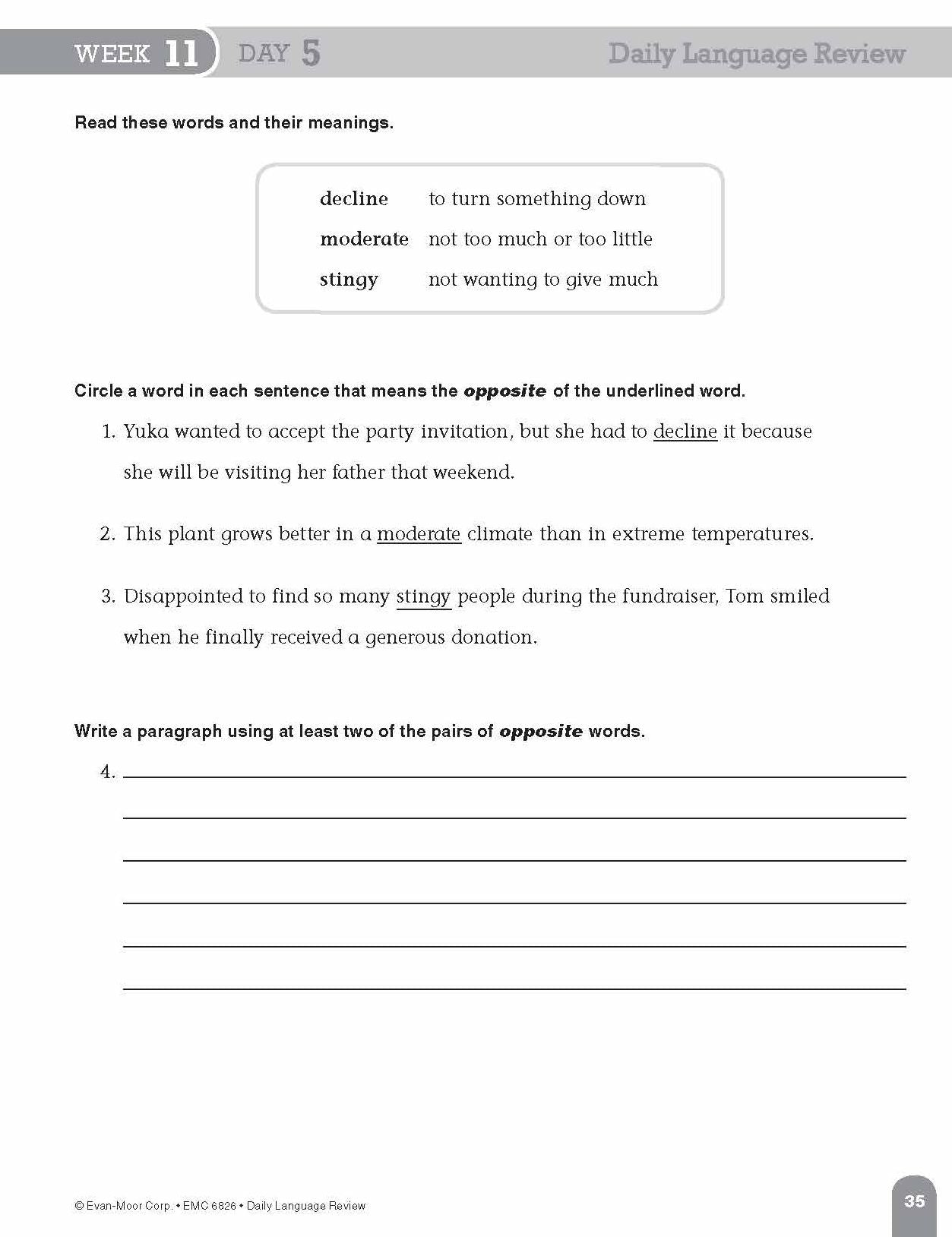 Daily Language Review Grade 6 Sb