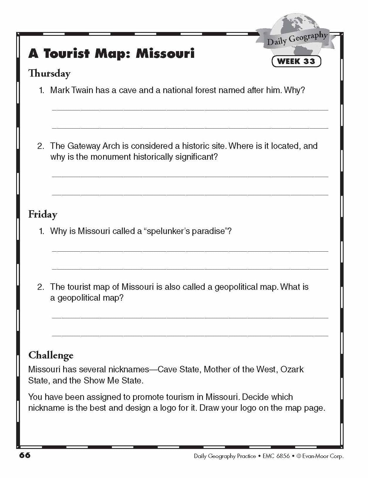 Daily Geography Practice, Grade 6+ Sb