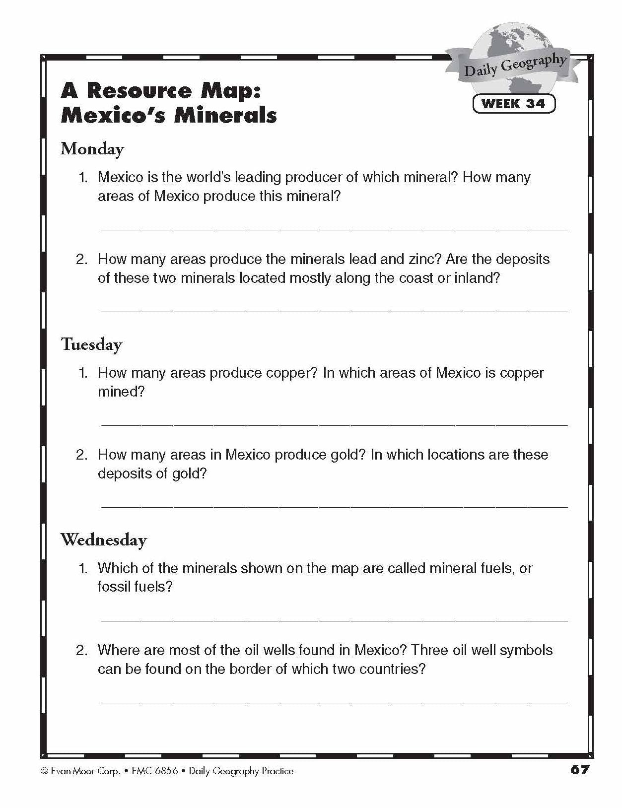 Daily Geography Practice, Grade 6+ Sb