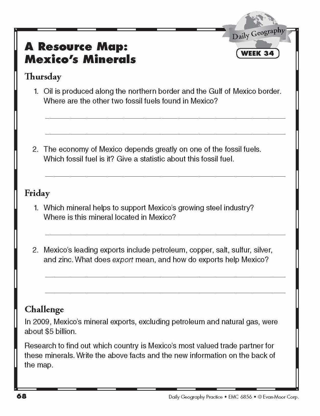 Daily Geography Practice, Grade 6+ Sb