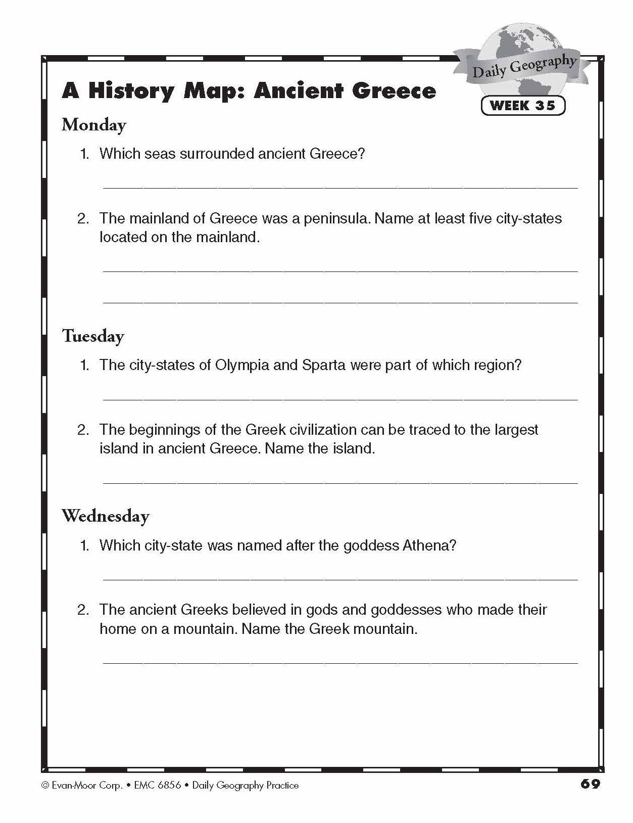 Daily Geography Practice, Grade 6+ Sb