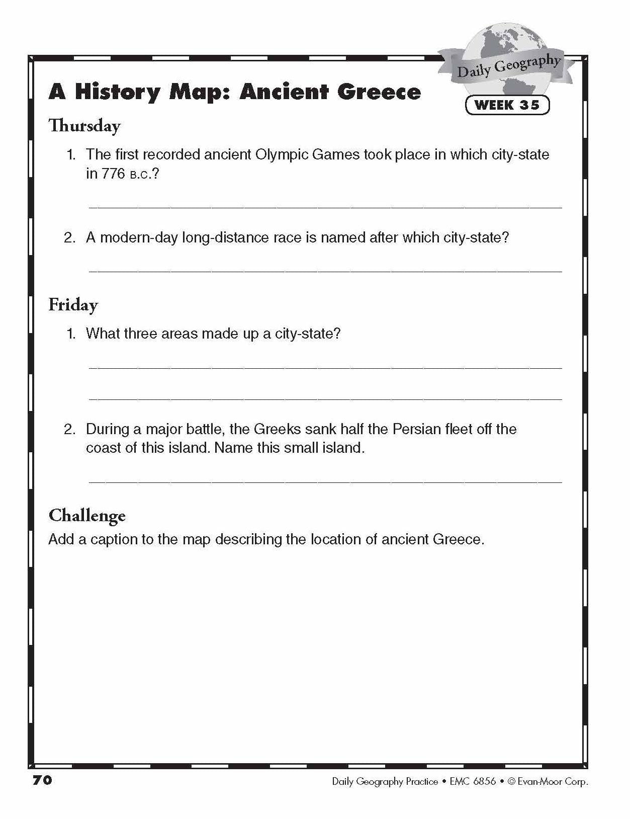 Daily Geography Practice, Grade 6+ Sb