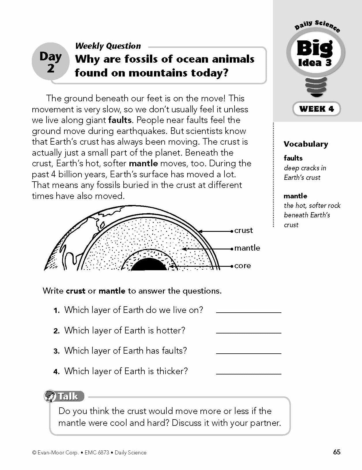 Daily Science, Grade 3 Student Edition Workbook