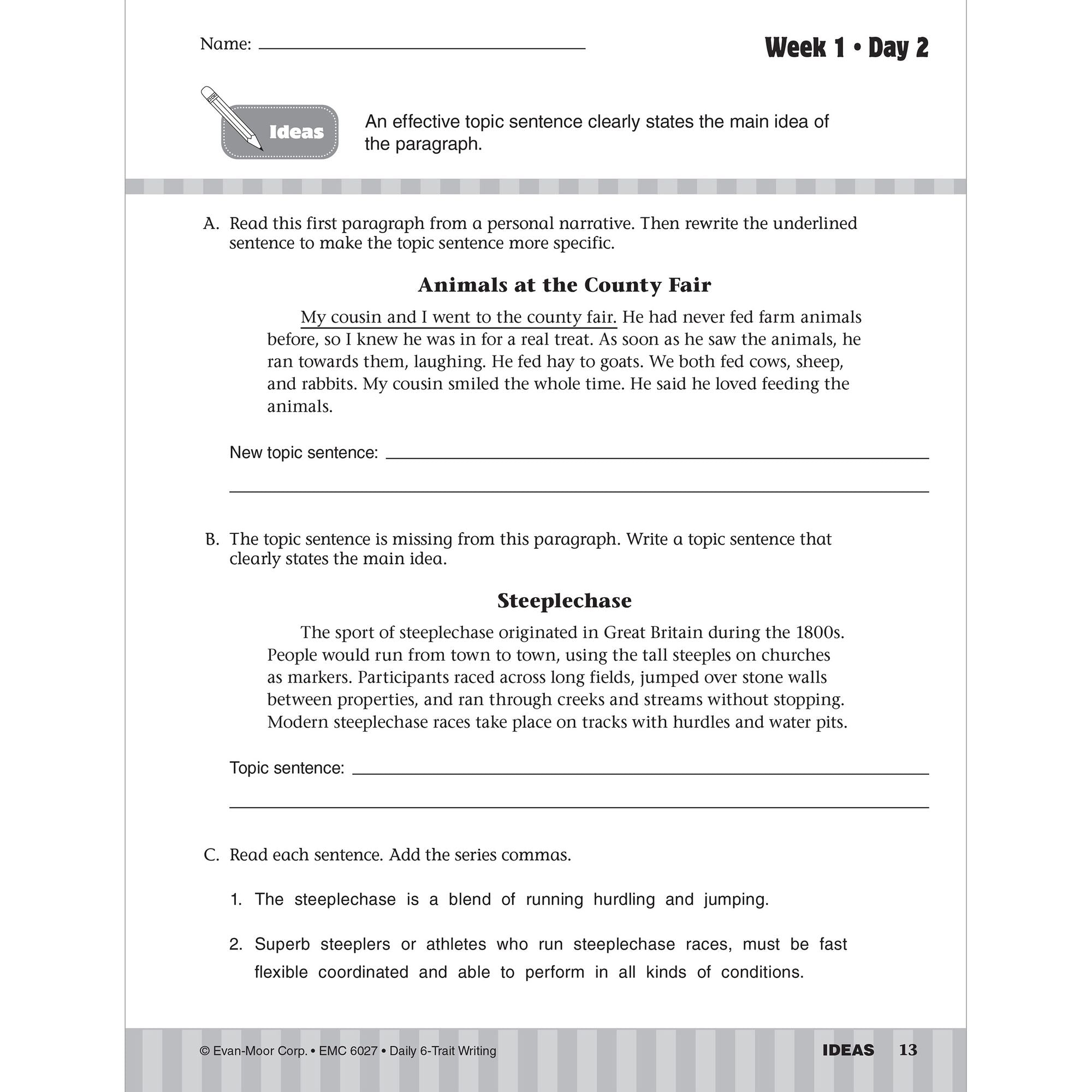Daily 6-Trait Writing Grade 7 Te