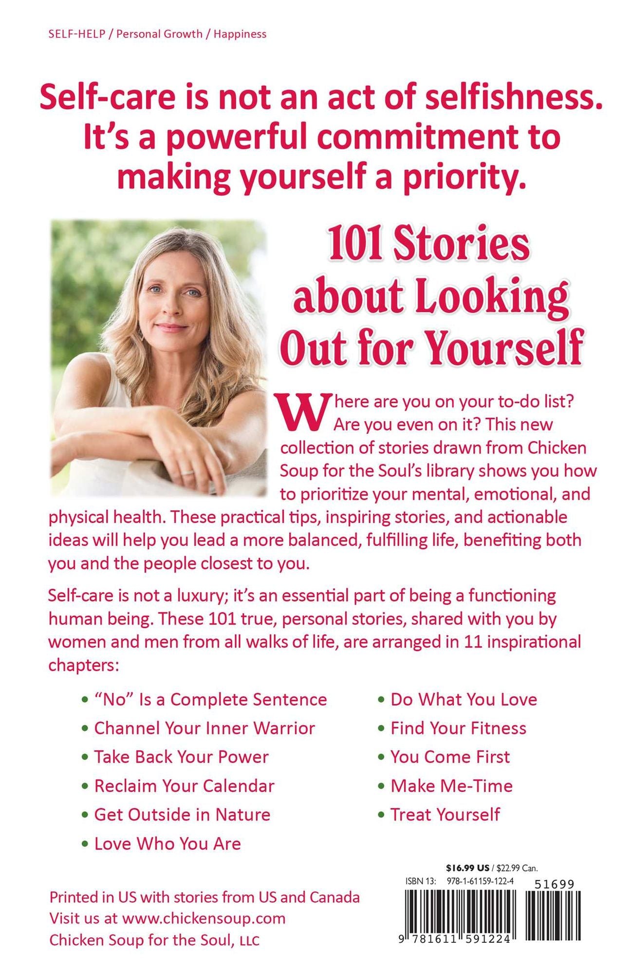 Chicken Soup for the Soul: Self-Care Isn't Selfish: 101 Stories about Looking Out for Yourself