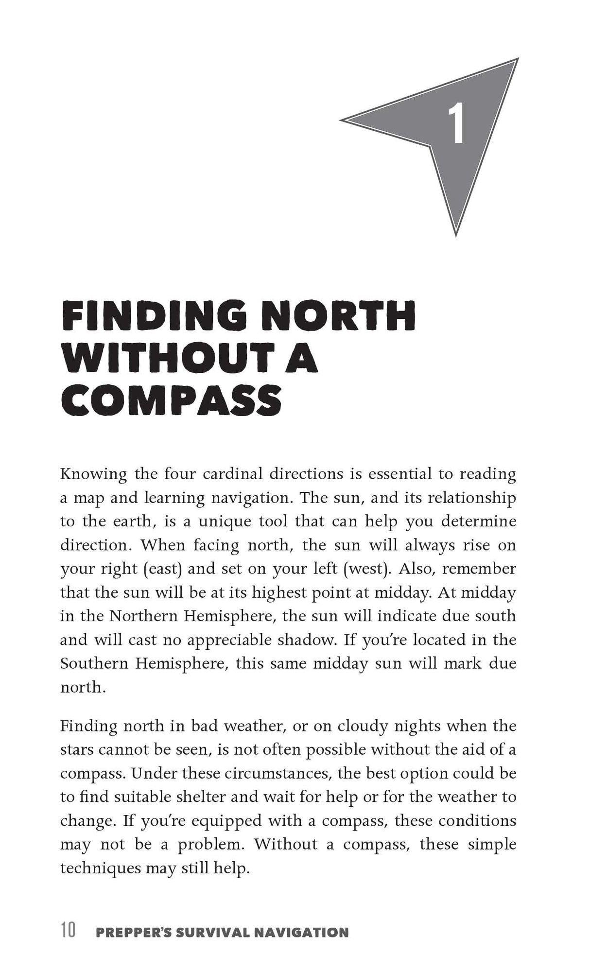 Prepper's Survival Navigation: Find Your Way with Map and Compass as well as Stars, Mountains, Rivers and other Wilderness Signs