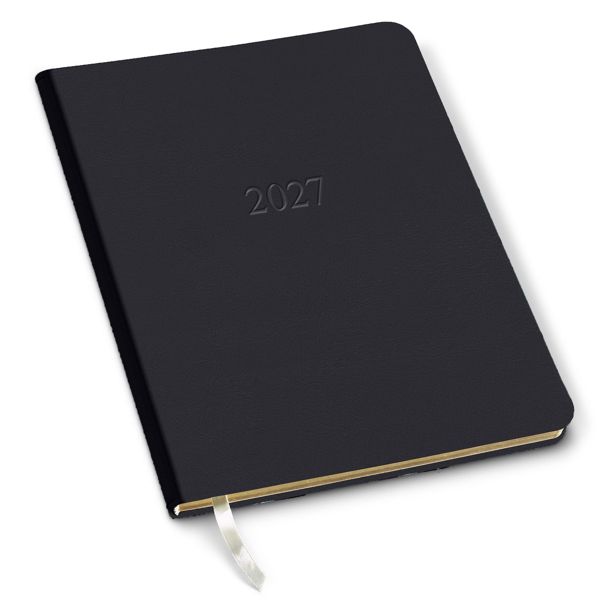 2027 Professional Charcoal Weekly Desk Planner