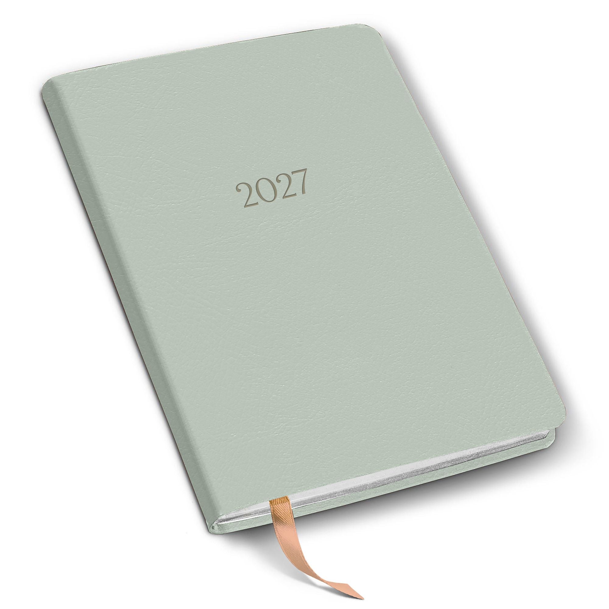 2027 Paper Source Sage Weekly Desk Planner
