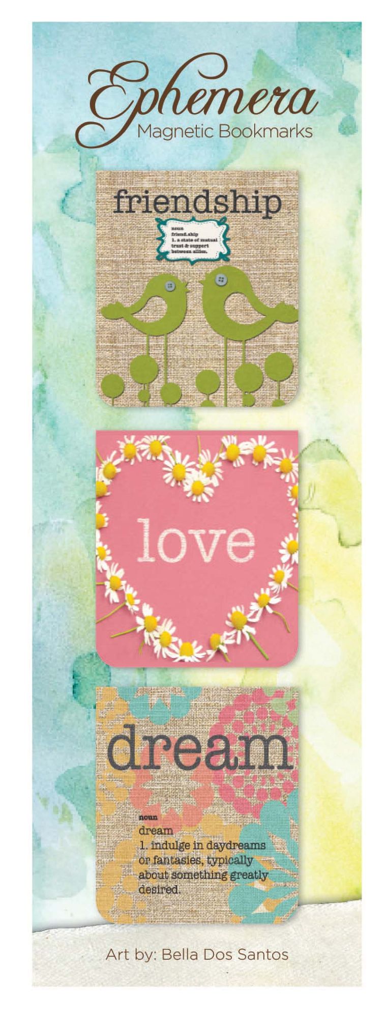 Friendship Love Dream Magnetic Bookmarks