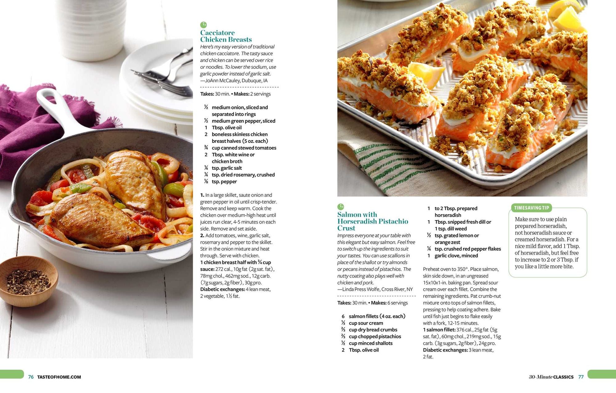 Taste of Home Light & Easy Weeknight Cooking: 307 Healthy Recipes for Quick & Delicious Meals
