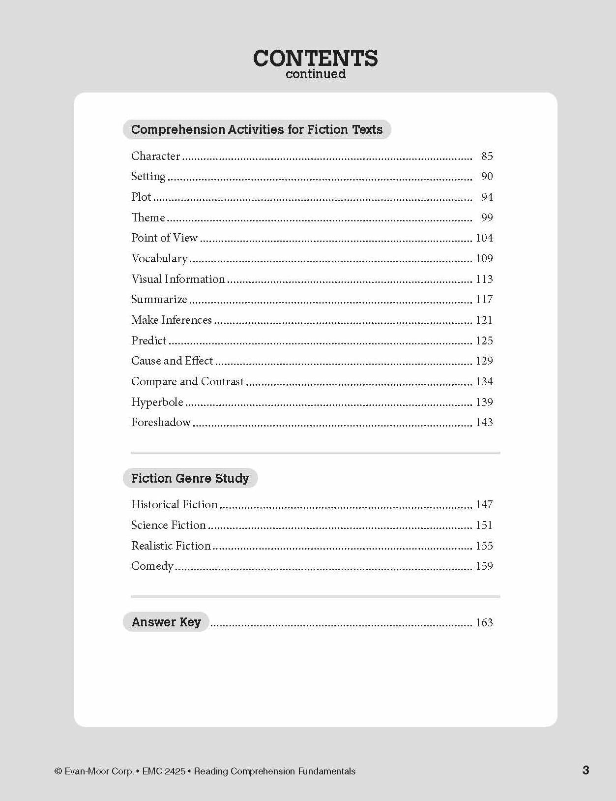 Reading Comprehension Fundamentals, Grade 5