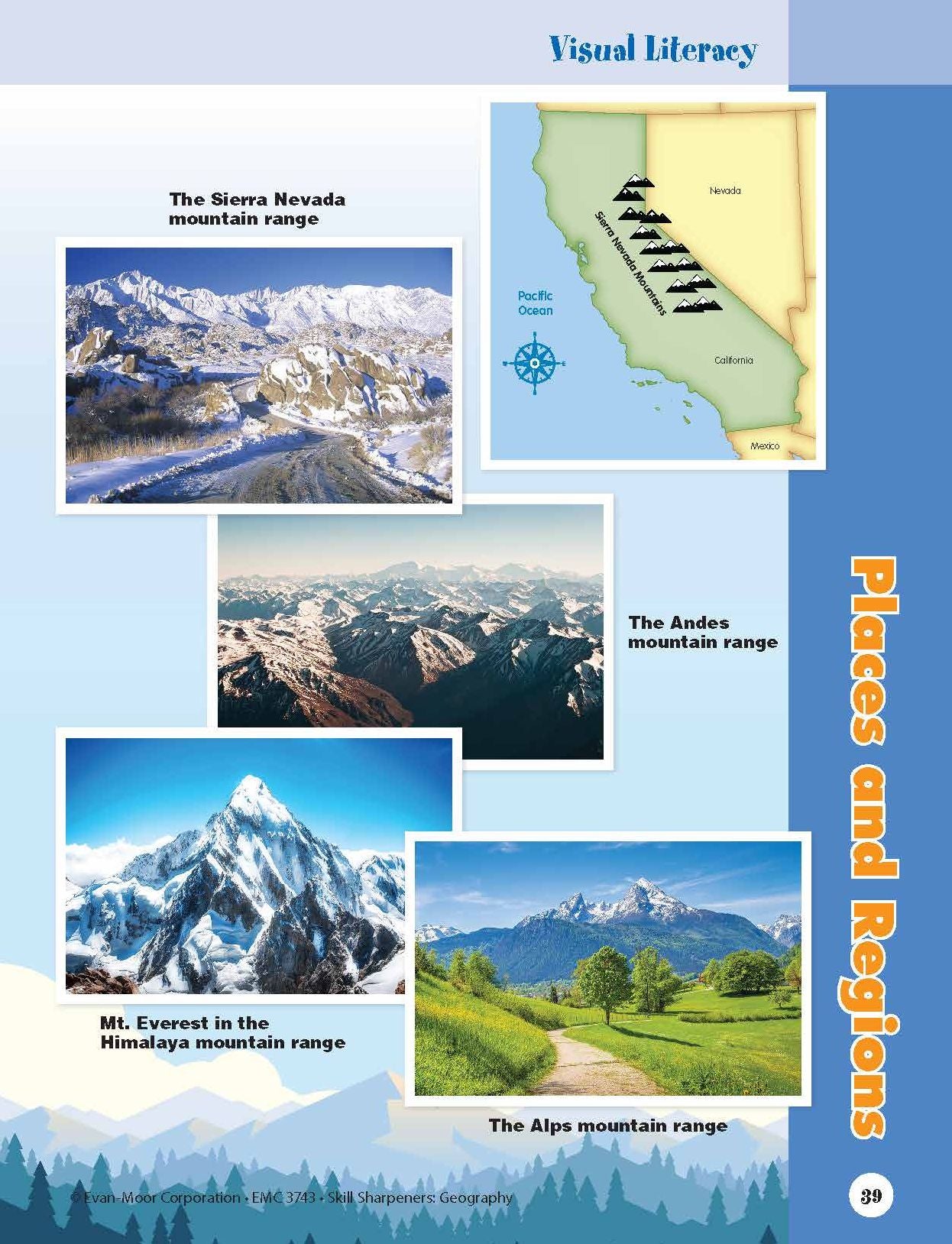 Skill Sharpeners: Geography, Grade 3