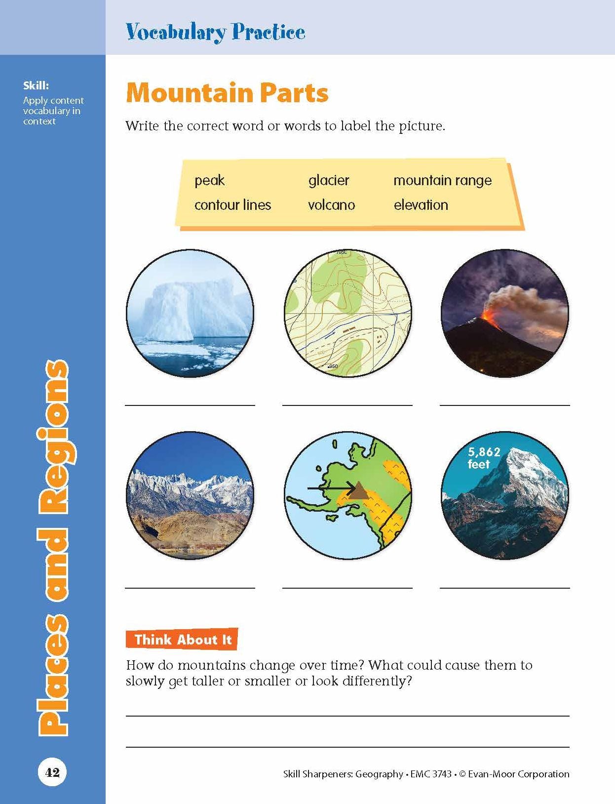 Skill Sharpeners: Geography, Grade 3