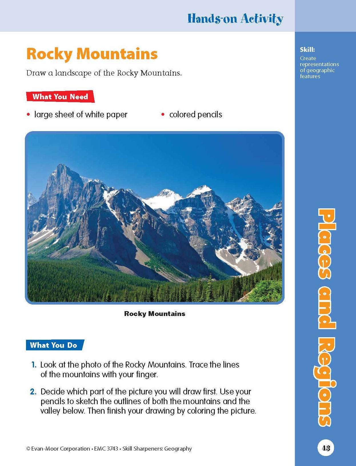 Skill Sharpeners: Geography, Grade 3